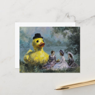 Picnic mit Riesenente Postkarte