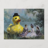 Picnic mit Riesenente Postkarte (Vorderseite)