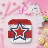 Picnic mit Uncle Sam Pappteller (Party)