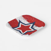 Picnic mit Uncle Sam Pappteller (Gewinkelt)