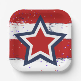 Picnic mit Uncle Sam Pappteller