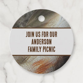 Picnic Nature Feather Foto Event Family Wiedersehe Geschenkanhänger