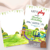 Picnic Outdoor Park Playground Kindergeburtstag Einladung