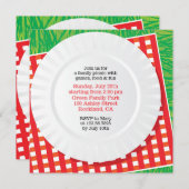 Picnic Outing GRILLEN Party Einladung (Vorne/Hinten)