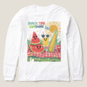 Picnic Pals - Snack Squad Tri-Blend Shirt (Design Vorderseite)