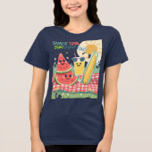 Picnic Pals – Summer Snack Squad Tri-Blend Shirt (Vorderseite)