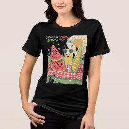 Picnic Pals – Summer Snack Squad Tri-Blend Shirt