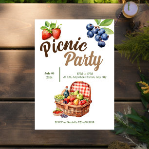 Picnic-Party Einladung