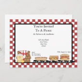 Picnic-Party Einladung (Vorne/Hinten)