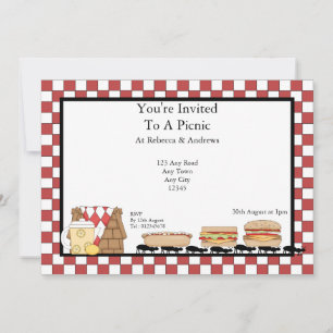 Picnic-Party Einladung