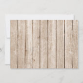 Picnic Party Geburtstag Rot Gingham Foto Einladung (Rückseite)