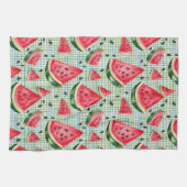 Picnic Patch Watermelon - Wasserfarbene Geschirrtuch (Horizontal)