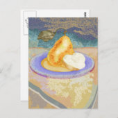 Picnic Pear Postkarte (Vorne/Hinten)