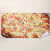 PICNIC PIZZA PATTERN STRANDTUCH (Vorderseite)