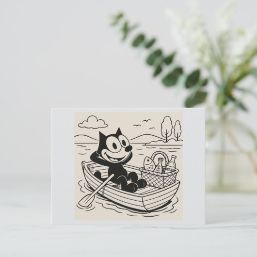 Picnic Postkarte (Stehend Vorderseite)