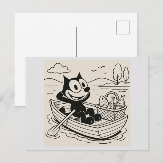 Picnic Postkarte (Vorne/Hinten)