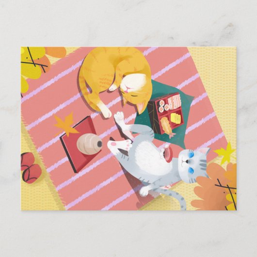 Picnic Postkarte (Vorderseite)