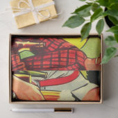 Picnic Retro Comic Seidenpapier (Geschenk)
