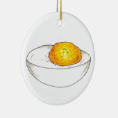 Picnic Style Deviled Egg Keramik Ornament (Rechts)