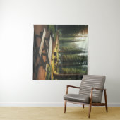 Picnic Table Camping Scene Wandteppich (Beispiel (Horizontal))