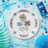 Picnic Tellers - Blume Pappteller (Party)