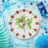 Picnic Tellers - Erdbeeren Pappteller (Party)