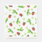 Picnic Tellers - Erdbeeren Serviette (Vorderseite)