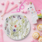 Picnic Tellers - Hübsche Wildblumen Pappteller (Party)