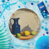 Picnic Tellers - Rustic Jug Italianate Limes Pappteller (Party)