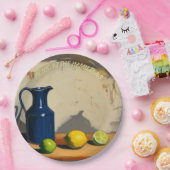 Picnic Tellers - Rustic Jug Italianate Limes Pappteller (Party)