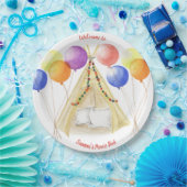 Picnic Tellers - Zelte & Balloons Personalisiert Pappteller (Party)