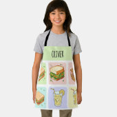 Picnic-Themed Adorable Doodles Schürze (Insitu)