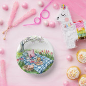 Picnic Themed Paper Bowl Pappteller (Party)