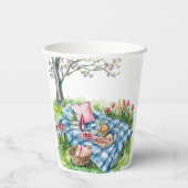 Picnic Themed Paper Cups Pappbecher (Rückseite)