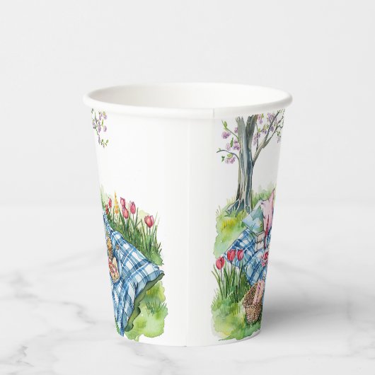 Picnic Themed Paper Cups Pappbecher (Rechts)