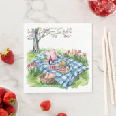 Picnic Themed Paper Napkin Serviette (Beispiel)