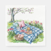 Picnic Themed Paper Napkin Serviette (Vorderseite)