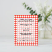 Picnic Time Einladung (Stehend Vorderseite)