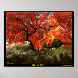 Picnic Tree Poster
