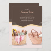 Picnic Vibes Einladung (Vorne/Hinten)