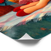 Picnic Vintag Poster (Ecke)