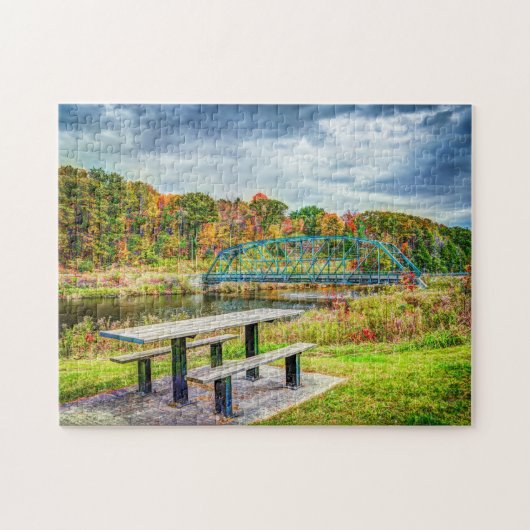 Picnic vom Teich-Puzzle Puzzle (Horizontal)