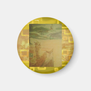 Picnic von der Strandpromenade Magnet