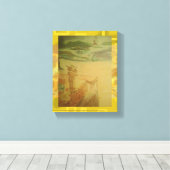 Picnic von Seashore Concert Geometric Leinwanddruck (Insitu (Holzboden))