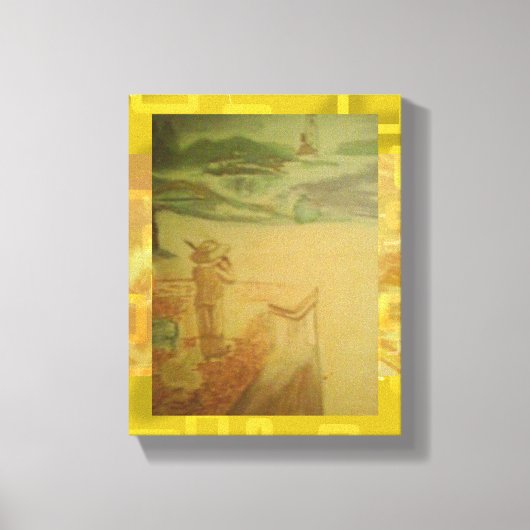 Picnic von Seashore Concert Geometric Leinwanddruck (Vorderseite)