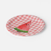 Picnic Watermelon Pappteller (Schrägansicht)