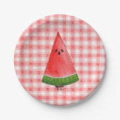 Picnic Watermelon Pappteller (Vorderseite)