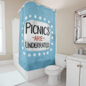 Picnics sind untergegangene Duschvorhang (Beispiel)