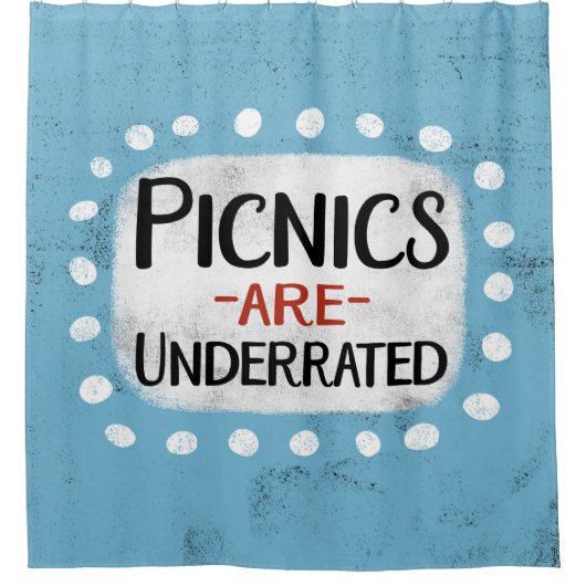 Picnics sind untergegangene Duschvorhang (Vorderseite)