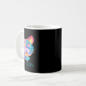 Pico Art Funny Abstrakt Cat Kaffeetasse (Vorderseite Links)